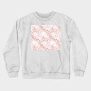 Grandiose rose gold marble Crewneck Sweatshirt